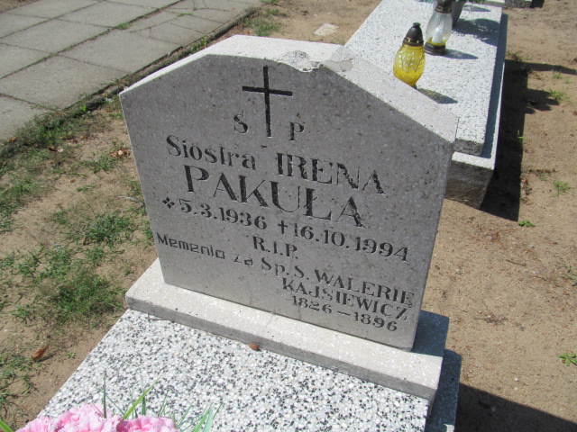 Siostra Irena Kajsiewicz Zduny - Grobonet - Wyszukiwarka osób pochowanych