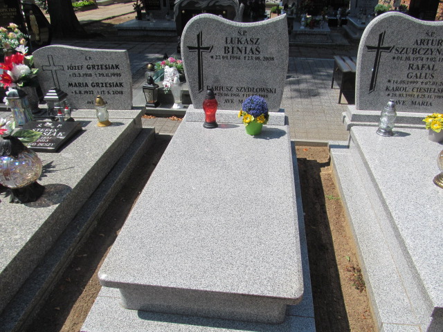 Grób  Łukasz Gałka