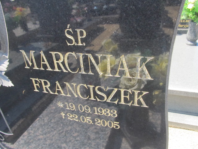 Franciszek Marciniak 1933 Zduny - Grobonet - Wyszukiwarka osób pochowanych