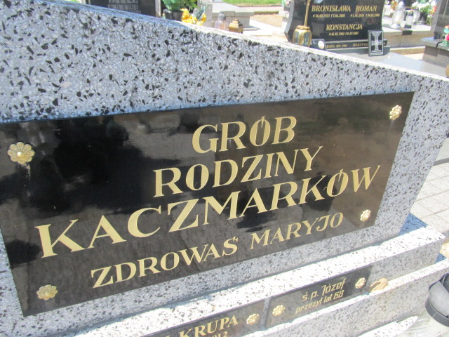 Józef Kaczmarek Zduny - Grobonet - Wyszukiwarka osób pochowanych