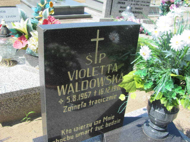 Violetta Waldowska 1967 Zduny - Grobonet - Wyszukiwarka osób pochowanych