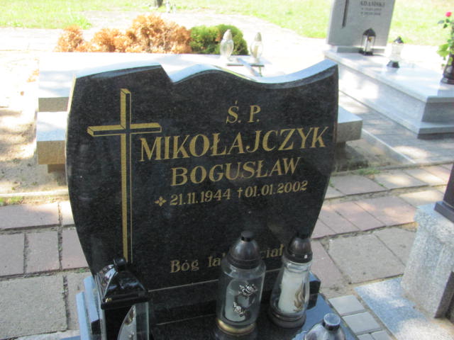 Bogusław Mikołajczyk 1944 Zduny - Grobonet - Wyszukiwarka osób pochowanych