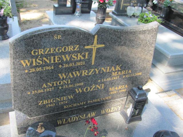 Maria Woźna 1910 Zduny - Grobonet - Wyszukiwarka osób pochowanych