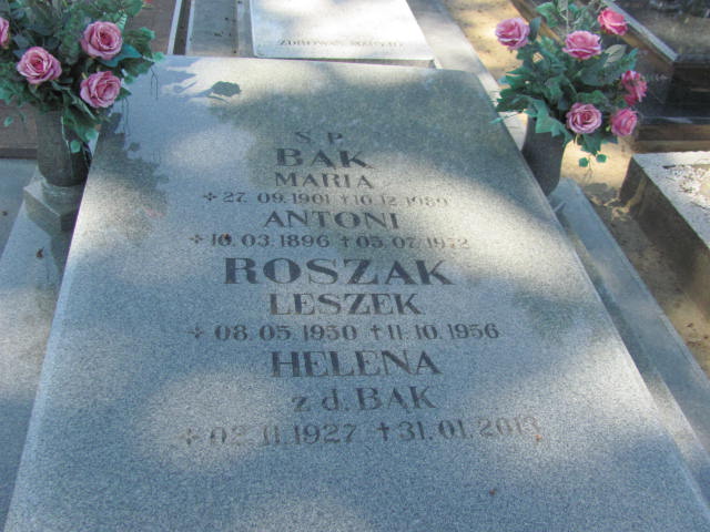 Helena Roszak 1927 Zduny - Grobonet - Wyszukiwarka osób pochowanych